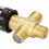Brass Adjustable Thermostatic Mixer Hot/Cold Water Temperature Control Valve Type 3 2