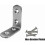 8Pcs Stainless Steel Angle Brackets Brackets/Angle Brackets/Angle Brackets/Right Angle Brackets/90 Degree Right Angle Brackets/50mm 50mm Supplied 2