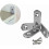 8Pcs Stainless Steel Angle Brackets Brackets/Angle Brackets/Angle Brackets/Right Angle Brackets/90 Degree Right Angle Brackets/50mm 50mm Supplied 3