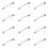 Durability Bicycles Wheel Reflectors For Enhances Night-White 1
