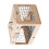 Space Saving modifiable Pet shipper Ventilated Design-Pink 1