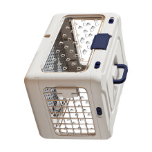 Tiny Portable Pet Container Rapid Assembly For Vet Visits-White