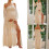 Breathable Polyester Maternity Dress Feature High-Cream XL 4