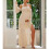 Breathable Polyester Maternity Dress Feature High-Cream XL 5