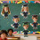 10Sheets Graduation Robe Patterned Sticker For Classroom 2