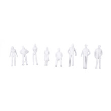 100 STUKS Figuren 1: 75 Geschaalde Modellen Trein Gebouw Mensen voor Layout