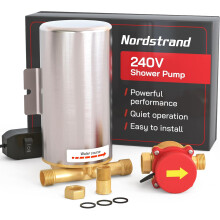 90W Shower Pump 240V Water Pressure Booster Pump Inline Electric Water Pumps for