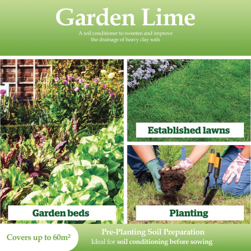 Vitax Vitax Garden Lime Granular Soil Conditioner 3kg 2