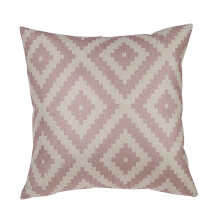 Machinewasbare, comfortabele en decoratieve kussenhoezen van katoen canvas met borduurwerk en onzichtbare ritssluiting voor woonkamer, slaapkamer en