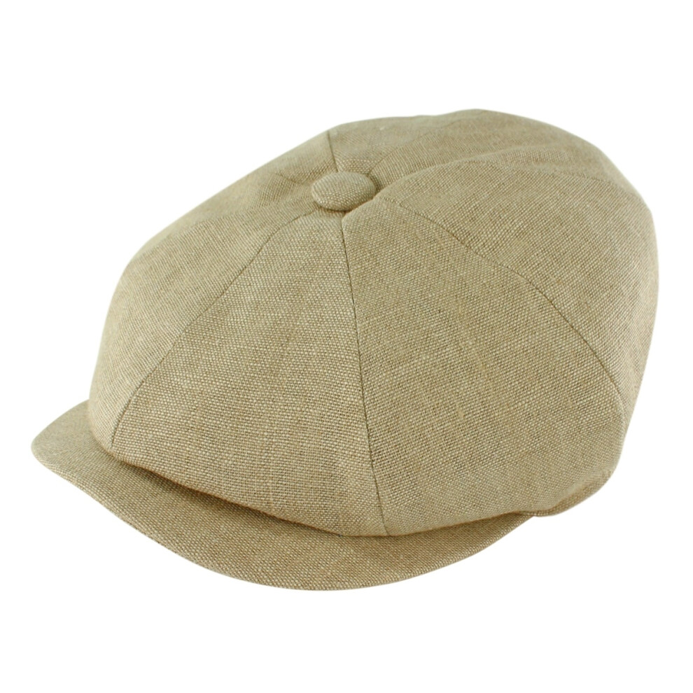 (Cream, M) Failsworth Irish Linen Alfie Cap-image-OPC-PSXRPSN-NEW