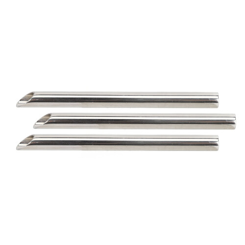 3Pcs MedGrade Stainless Tubes 6mm/0.2in Silver 1
