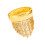 Stylish Geometric Fringe Bangle Stackable Arm Candy-Gold-color 1