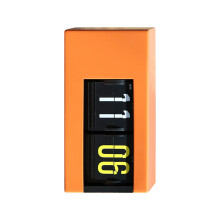 Modische digitale Flip-Uhr aus Metall-Kunststoff-Mix, robust-O
