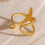 Elegant Ocean Vacation Style Adjustable Starfish Ring-40 5