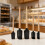 5 Piece Heat Resistant Silicone Baking Spatulas With Ergonomic 2