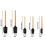 5 Piece Heat Resistant Silicone Baking Spatulas With Ergonomic 3