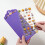 6Sheets Embossed Sticker Cartoon Sticker For-Mixed colors 6