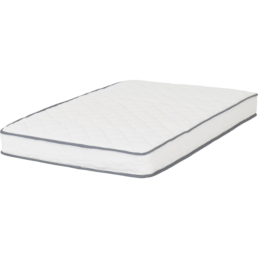 Seconique Yasmin 5Ft Roll Up Mattress White