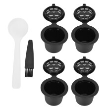 Újrafelhasználható kávékapszulák rozsdamentes acélból, környezetbarát, kiváló minőségű anyagból, kompatibilis a Nespresso Original