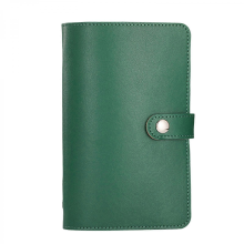(Green) Porte-billets en cuir violet à 50 compartiments pour collectionneurs