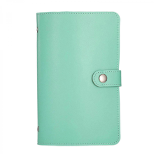 (Cyan) Porte-billets en cuir violet à 50 compartiments pour collectionneurs