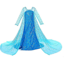 (110 (4T), Elsa 8) Disney Frozen Children Elsa Anna Costume For Kids Girls 4 8 10 Y Cosplay Snow Queen Clothes Fancy Party Birthday Princess Dress