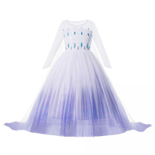 (100 (2-3T), Elsa 4) Disney Frozen Children Elsa Anna Costume For Kids Girls 4 8 10 Y Cosplay Snow Queen Clothes Fancy Party Birthday Princess Dress
