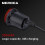 (Style B) MEROCA Bike Rear Light Bicycle Smart Sensor Brake Tail Light Waterproof LED Charging 4