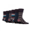 (Brown, 6-11 UK) - 6 Pack Mens Non Elastic Bamboo Socks 1