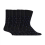 (Jet Black, 6-11 UK) - 6 Pack Mens Non Elastic Bamboo Socks 1