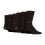 (Black/Grey, 6-11 UK) - 6 Pack Mens Non Elastic Bamboo Socks 1