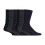 (Navy, 6-11 UK) - 6 Pack Mens Non Elastic Bamboo Socks 1
