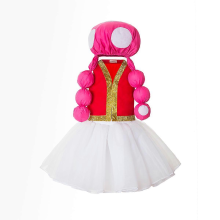 (10T) Mushroom Costume, Toadstool Costume Toad beanie mushroom beanie hat for fun cosplaytheme park Toadette Hat with Pigtails
