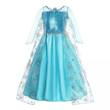 (140 (7-8T), Elsa 2) Disney Frozen Children Elsa Anna Costume For Kids Girls 4 8 10 Y Cosplay Snow Queen Clothes Fancy Party Birthday Princess Dress