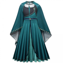 (130 (6T), Anna 4) Disney Frozen Children Elsa Anna Costume For Kids Girls 4 8 10 Y Cosplay Snow Queen Clothes Fancy Party Birthday Princess Dress