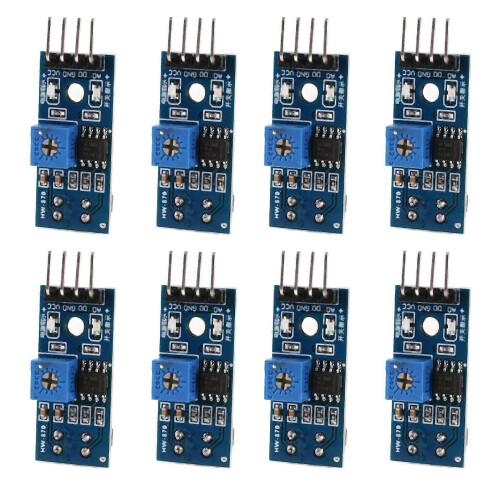 8Pcs TCRT5000 Infrared Reflective Sensor IR Photoelectric Switch Barrier Line Track Module for Smart 1