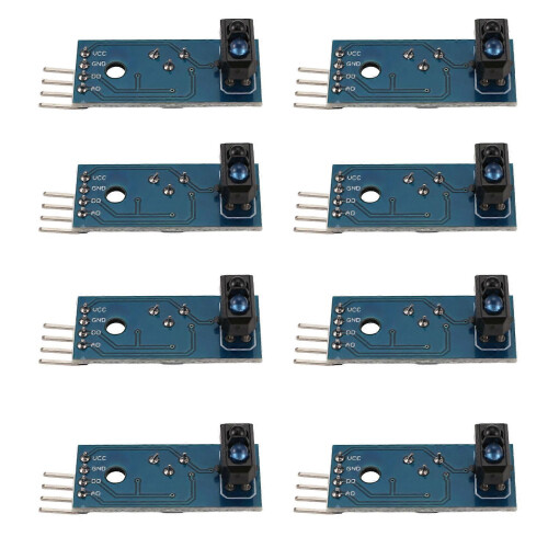 8Pcs TCRT5000 Infrared Reflective Sensor IR Photoelectric Switch Barrier Line Track Module for Smart 2