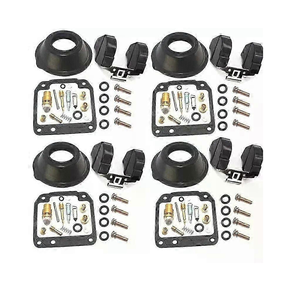 Carburetor Float Plunger Diaphragm Compatible With Yamaha Xj550 Maxim And Seca 1981-1983, Rubber Carb Repair Component 9172356186224