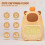 Capybara Themed Bedside LED Snooze Clock,Rechargeable Nightlight,Touch Control-the Perfectgift for S_M 4