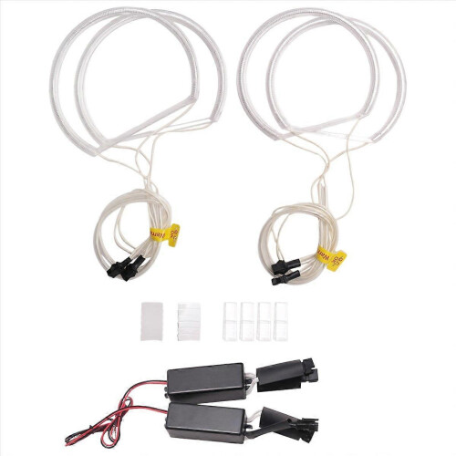 4x Ccfl Angel Eye Led Ring Light White Non-Projector for E46 3 Series 1