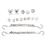 15Pcs Bling Shoe Accessories Plastic Alloy Sparkle 1
