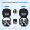 DEVASO Hard Carrying Case for Meta Quest 3S/Quest 3/Vision Pro VR Gaming Headset 4
