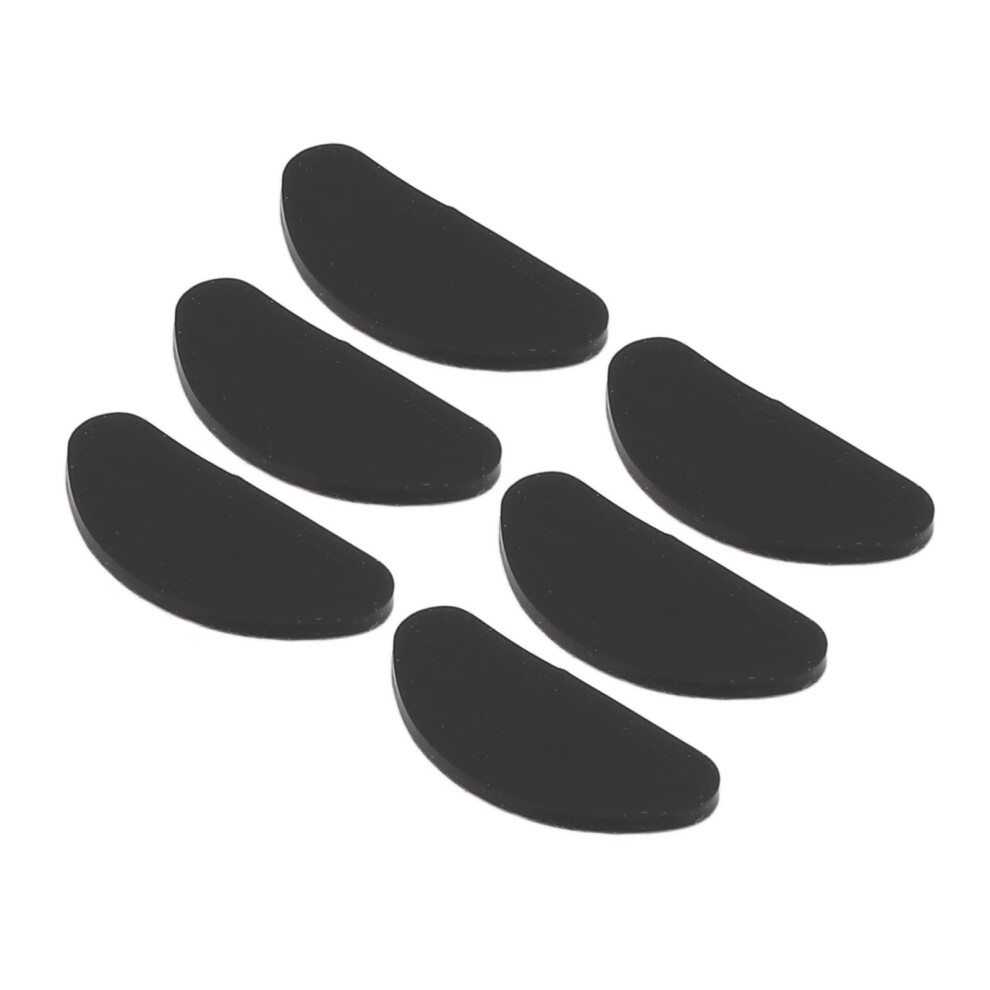 Black Silicone Nose Cushions 20 D-Shaped Pairs Slip-Resistant For Spectacles