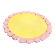Bloemen vloerkussen, decoratief bloemenkussen, pluche zitmat, kerst rendiergewei haarclips voor slaapkamer, woonkamer, kinderkamer, PP katoenvulling