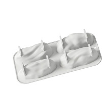 4 holte pistachenoten moervorm siliconen mallen voor cake-Wit