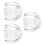 Simple Glass Hanging Light Shade Quick Setup Industrial-Clear 1