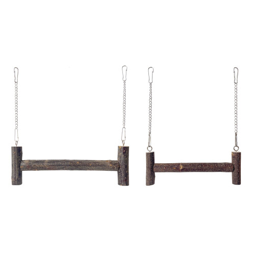 Bird Swing Chew Toy Perch Platform Metal Chain For-S 1