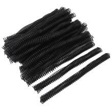 100Pcs Spiral Coils 16mm 4:1 140 Sheets Black