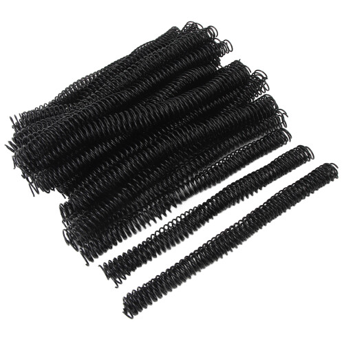 100PCS Spiral Coils 16mm 140 Sheets 4:1 Black A4