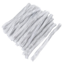 100PCS 16mm White Spiral Binding Coils, 140 Sheets